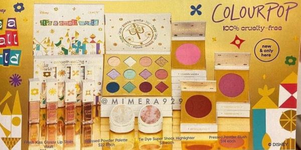</p>
<p>                        ColourPop Cosmetics It's A Smal World Collection</p>
<p>                    