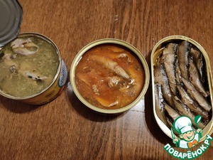 Суп-солянка из рыбных консервов в мультиварке